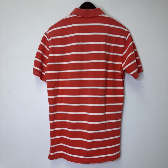 Polo Ralph Lauren Polo Shirt  Medium Cotton Mens Nantucket Red Striped - Picture 7 of 7